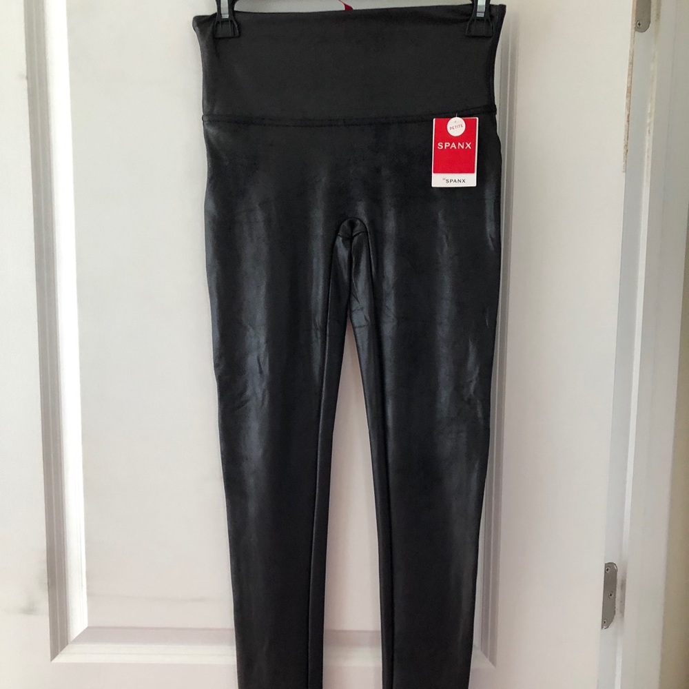 NWT Spanx Faux Leather Leggings